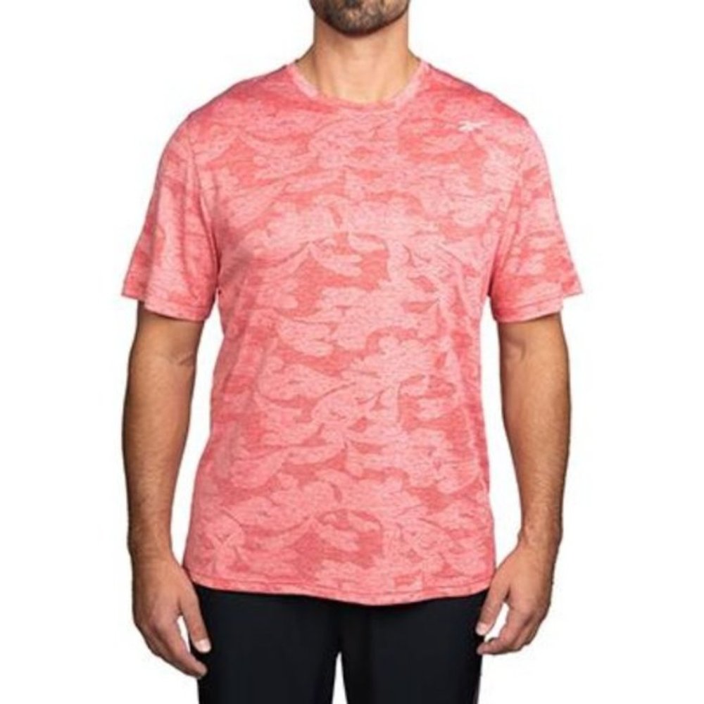 Reebok Short Sleeve Tech Tops, Size XL - Red